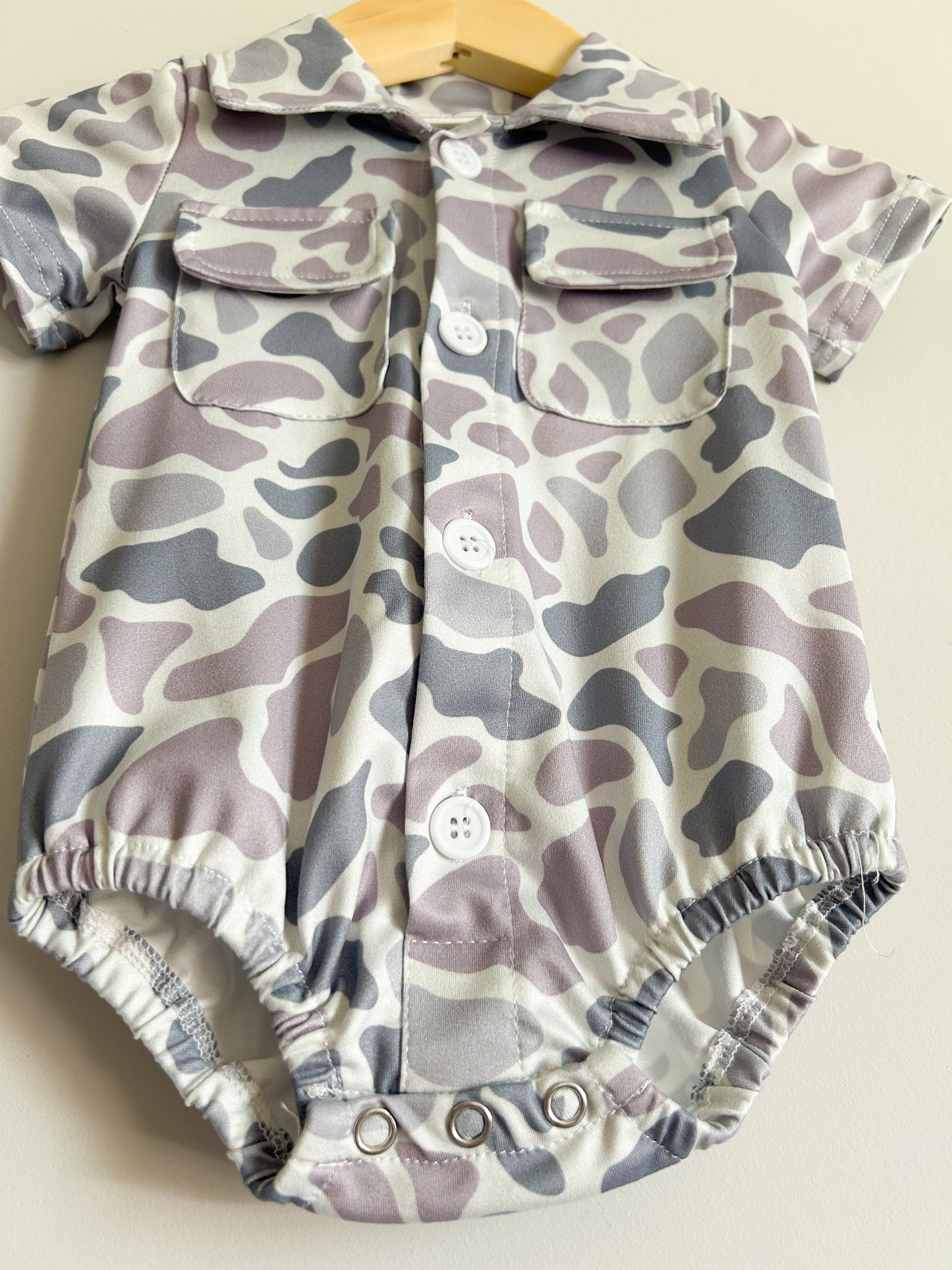 Camouflage Baby Boy Bubble