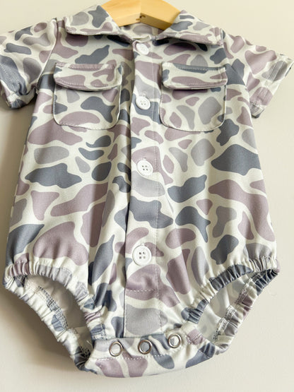 Camouflage Baby Boy Bubble