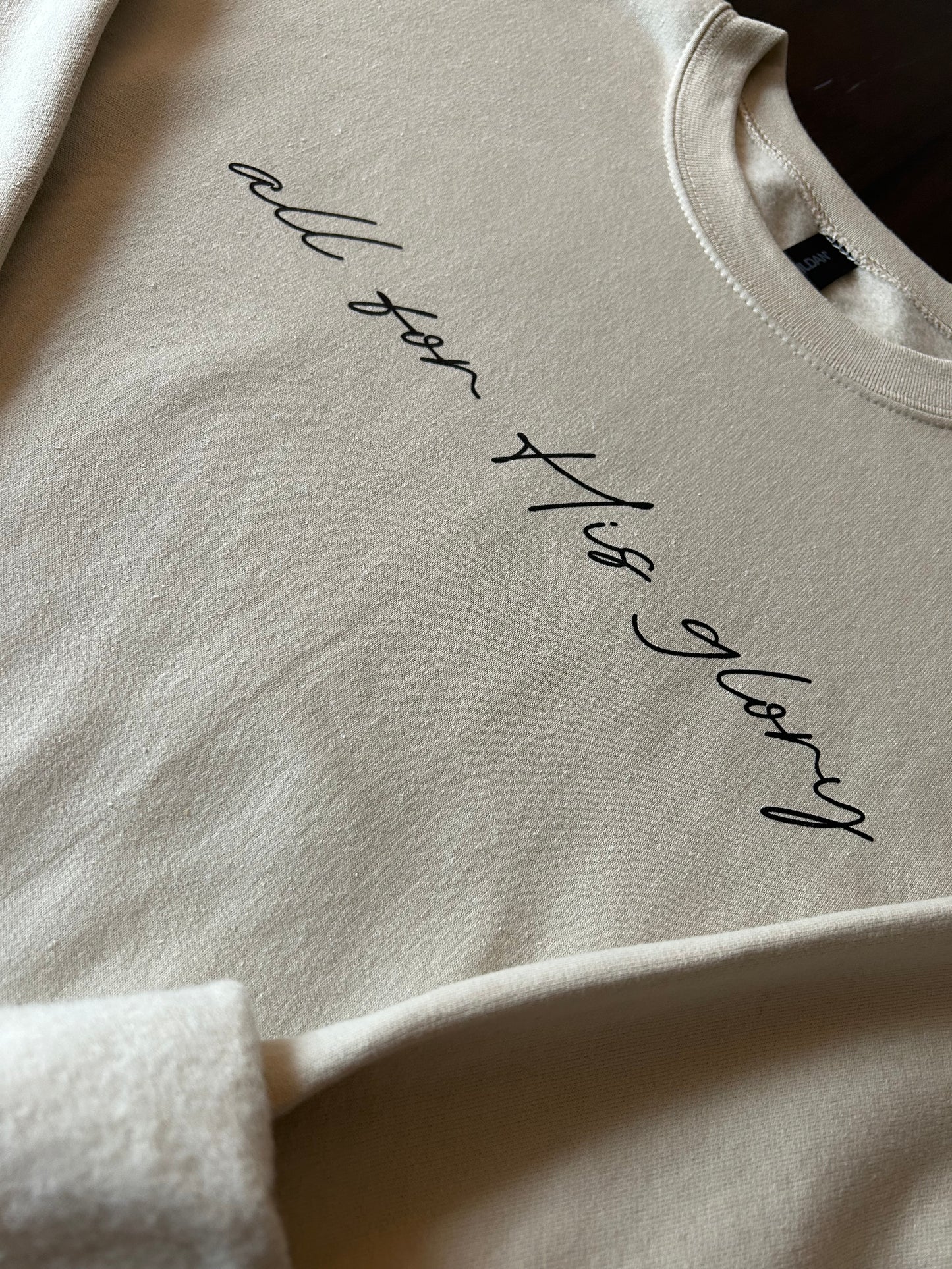 All For His Glory Sweatshirt