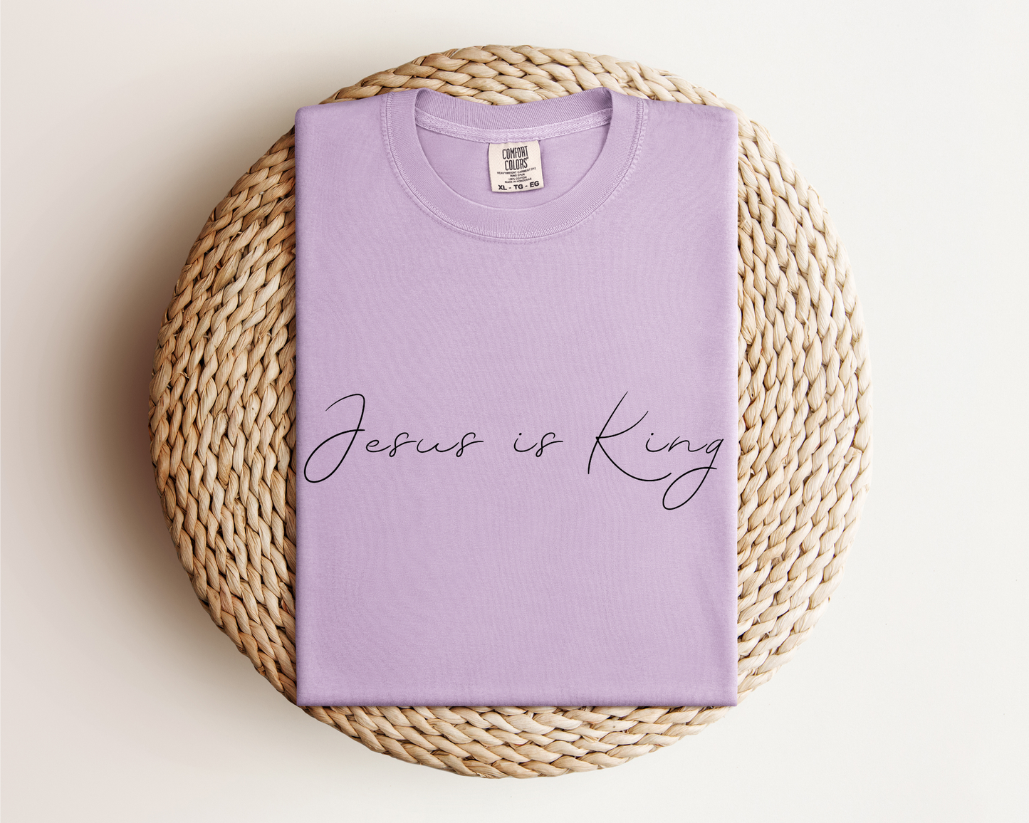 FINAL SALE Jesus Is King Comfort Colors Tee